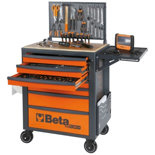 BETA Werkzeugwagen mit acht Schubladen C24S/8